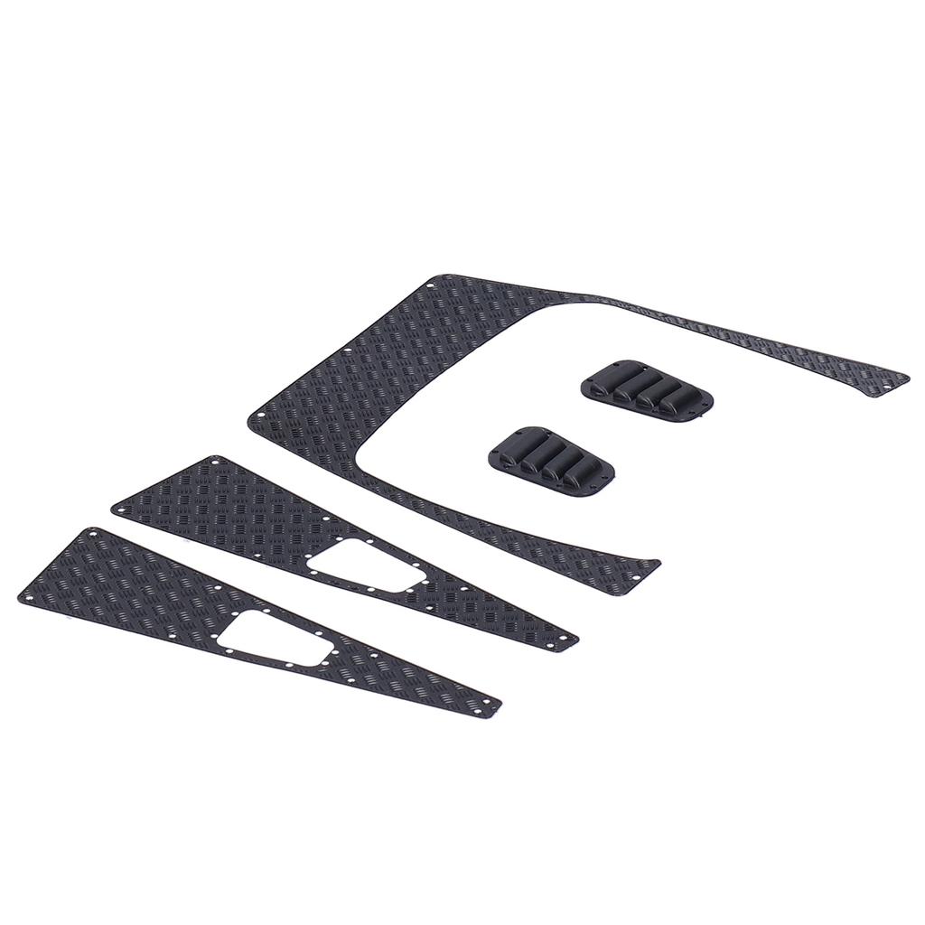 Stainless Steel Air Intake Grille Metal Intake Grille for Traxxas TRX‑4 TRX4 1 10 RC Car