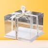 Changbaosen Transparent Single Layer 6-inch Cake Box