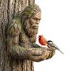 Bird Feeder Big-foot Garden Sculpture Yard Art Decoration Wild Bird Feeding Station funny resin statue Bird Feeding supplies