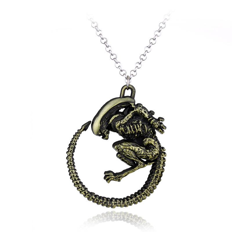 European & American Movie-inspired Alien Necklace | Unique & Humorous Design