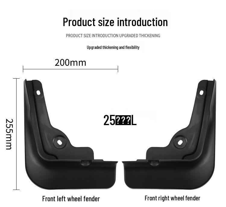 Leather Fender Mudguard for Modern Tucson L Tires