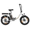 ZAZAWORK C16 City Folding Electric Bicycle 250W Motor 20 Inch Fat Tires 120Kg Load Outdoor Ride E-Bike With Tow Seat
