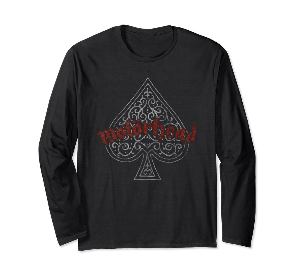 Motörhead – Spade Logo Front/Back Long Sleeve T-Shirt