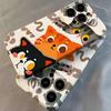 Cute Fat Cat Phone Case for Samsung Galaxy S20 S21 S22 S23 S24 S25 FE Plus Note20 Ultra 4G 5G Glossy Film Hard PC Cover