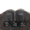 Natural Black Long Straight Hand-Woven Lace Wig Cap - Realistic Invisible Hairpiece for Daily Wear