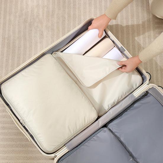 Kompressions-Aufbewahrungstasche mit Reißverschluss und Griff, Aufbewahrungskorb für Kleidung, Schrank-Organizer, Umzugspaket, Bettbezug, Bett