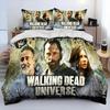 Horror TV The Walking Dead Lincoln Comforter Bedding SetDuvet Cover Bed Set Quilt Cover PillowcaseKing Queen Size Bedding Set