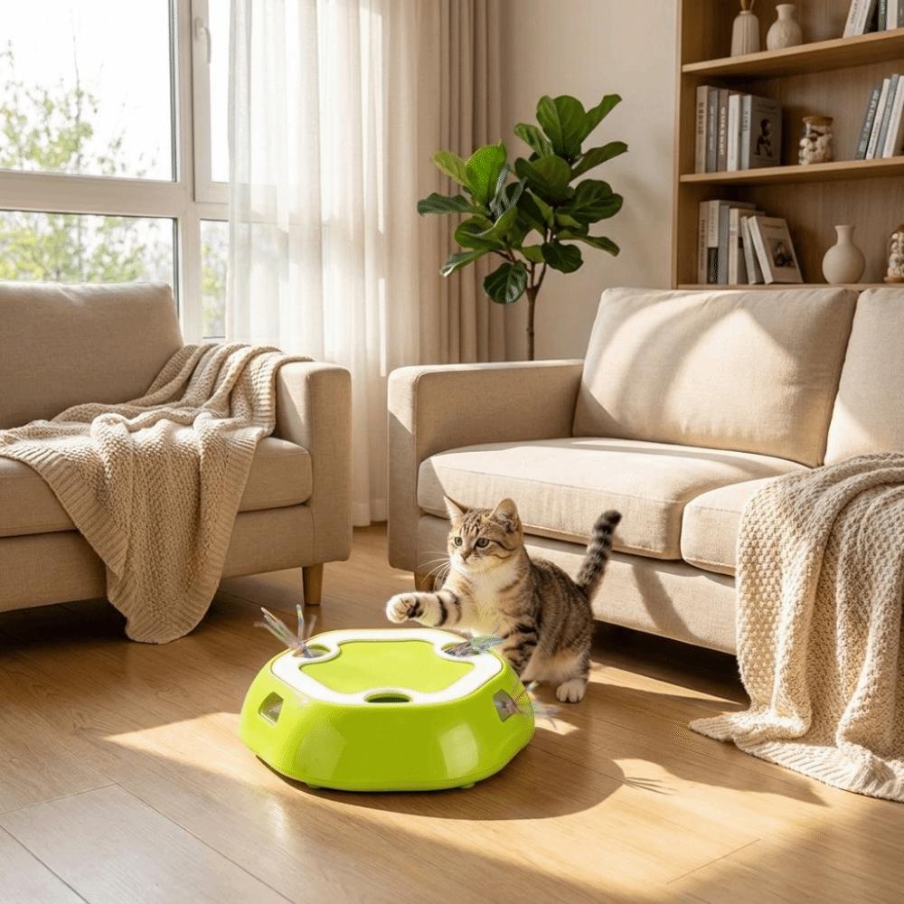 Smart Motion Activated Cat Toy Whack-A-Mole Interactive Cat Toy Indoor