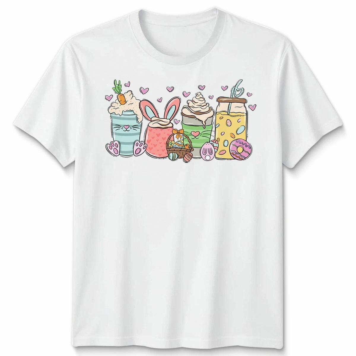 

Унисекс футболка Comfort Colors® Пасхальный Кофе Милый Пасхальный Кролик Кокетка L