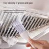 Multifunctional Crevice & Grill Cleaning Brush for Range Hoods, Sinks, Ovens, and Grooves