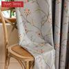 1PC Nuan Series European Luxury 100% Blackout Blackout Curtain Vintage Floral Curtains Curtain for Bedroom Living Room Balcony Window for Home Decor
