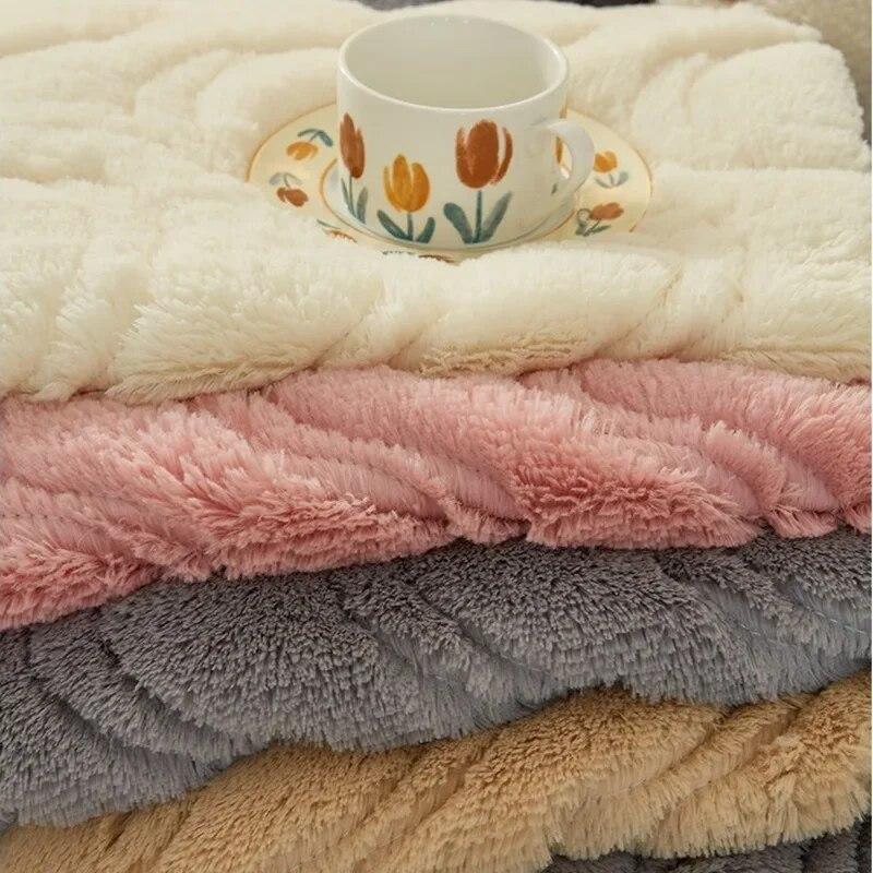 Winter-Sofakissen aus Plüsch, verdicken, rutschfest, hochwertige Sofa-Handtuchbezug für Wohnzimmer, universelle Couch-Schutzbezüge