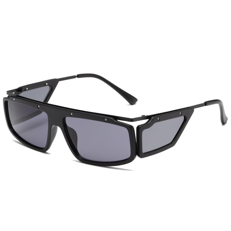 

3188 Стимпанк Y2K Тренд Квадратные Солнцезащитные Очки