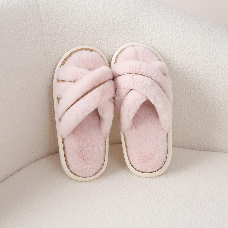 eva slippers autumn cotton mop new wool slippers women's outer wear winter home slippers