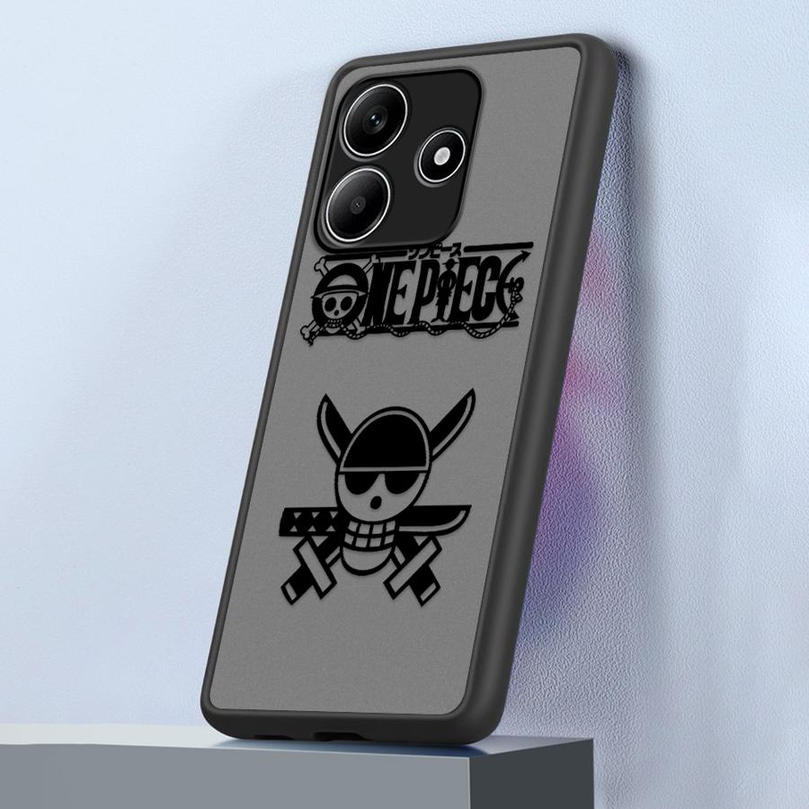 

Аниме One Piece Логотип Чехол Задняя крышка телефона для Xiaomi Redmi Note 14 13C 10 9S 12 A4 11 14C 13 Pro Plus Redmi Note 12 Pro 5G