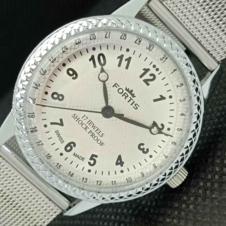 

REFURBISHED FORTIS WINDING SWISS MENS WRIST SILVER DIAL WATCH 622c-a416827-2 lot622c-a416827