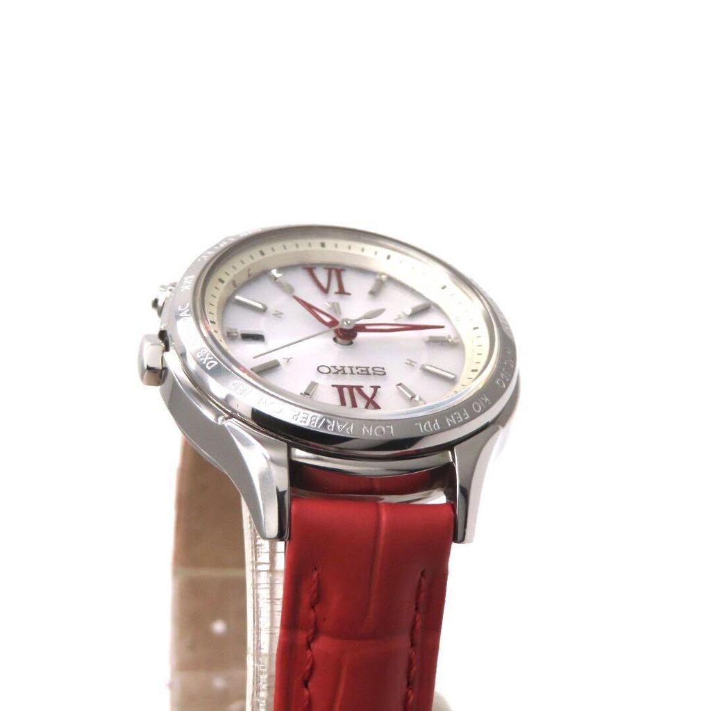 [USED] Seiko SSVV013 Lucia Radio-Controlled Solar Watch, Silver, Women's