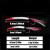 2pcs Bow Horn Matel Jig Bait Metal Cast Artificial Bait Slow Shaking Surface Bait  Sea Fishing