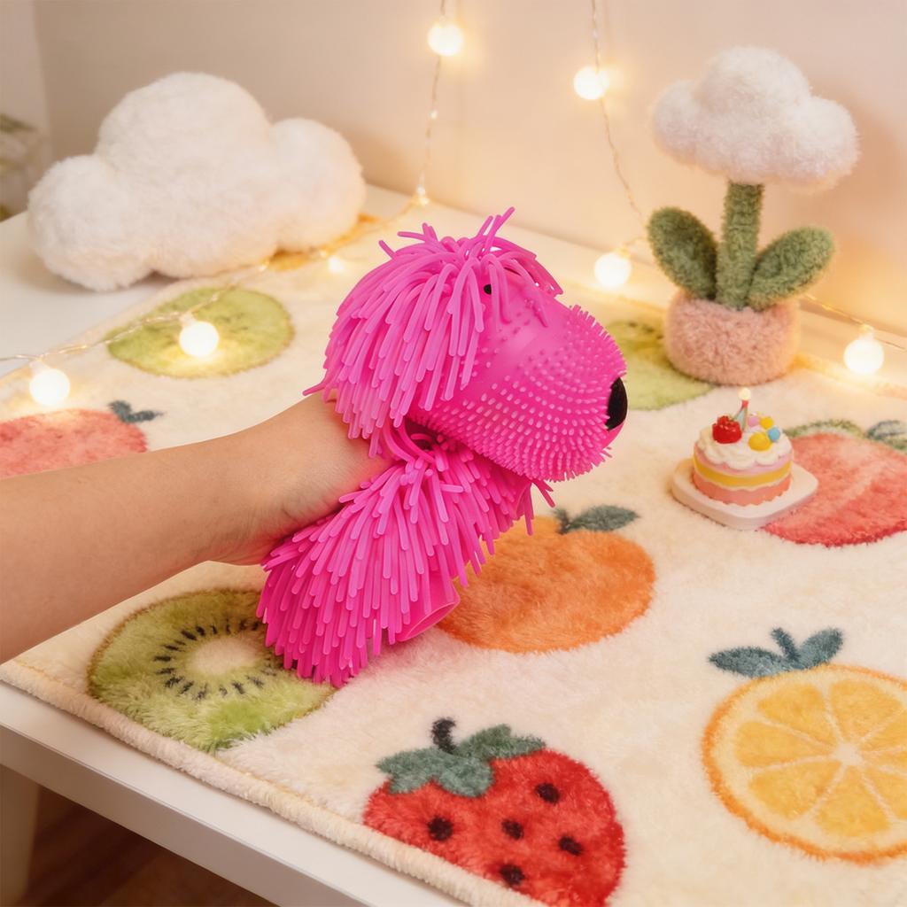 Long-Haired Dog Slow- Toy For Stress Relief, Suitable As A Children's Gift. Four Colors, One Color Randomly.