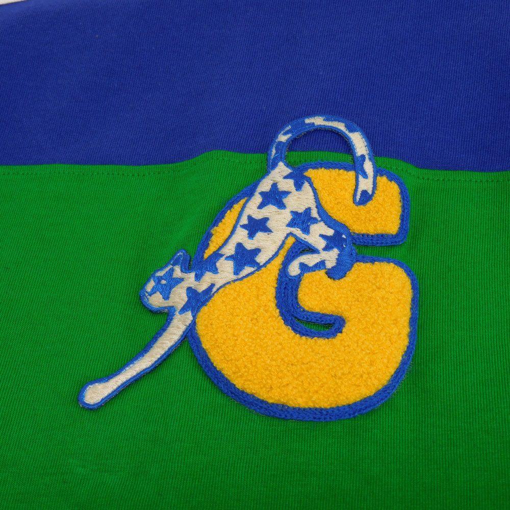 Used 9539 G Logo Cat Star Jersey Print 753294 XJFTX 3229 7829 Applique S Unused LOVERS PLEASURE CLUB Green Women's from