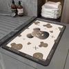 New Morandi Color Bathroom Doormat Balcony Floor Mat Modern Simple Bedroom Living Room Waterproof Leave-in Carpet
