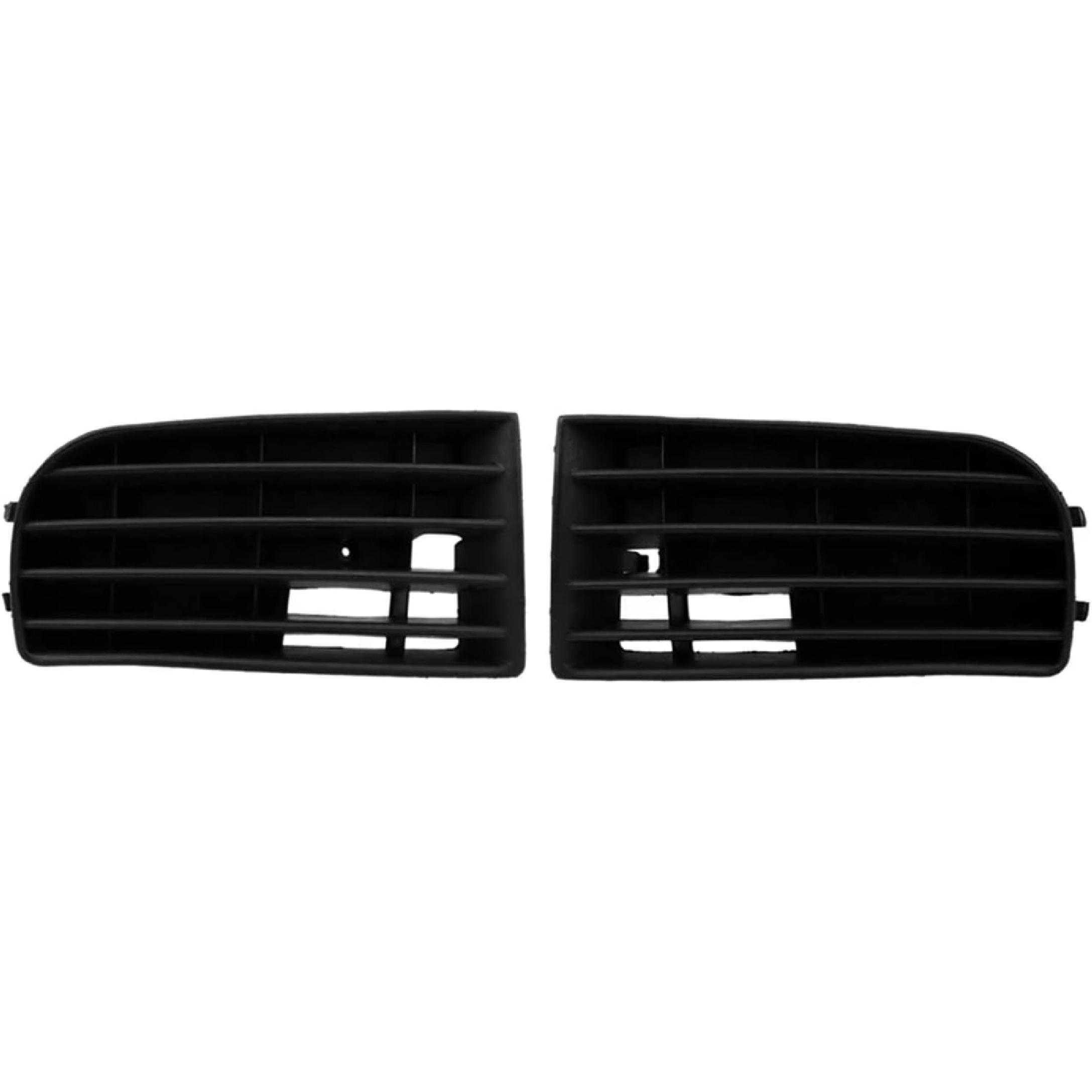 

2Pcs Car Front Bumper Fog Lamp Frame Fog Lamp Grille Compatible with Golf 5 A5 MK5 2004 2005 2006 2007 2008 2009,Right & Left Black-b1