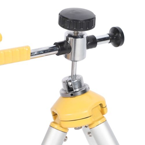 Adjustable Tower Ruler Tripod, Convenient for Total Station Prism Pole Support, Aluminum Alloy, 62-88cm High, Lightweight for Ground Surveying