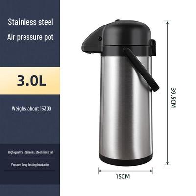 Wutuo 3L Stainless Steel Air Pressure Thermos