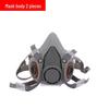 6200 Full-Face Gas Mask for Dustproof Grinding, Spray Painting, and Chemical Protection