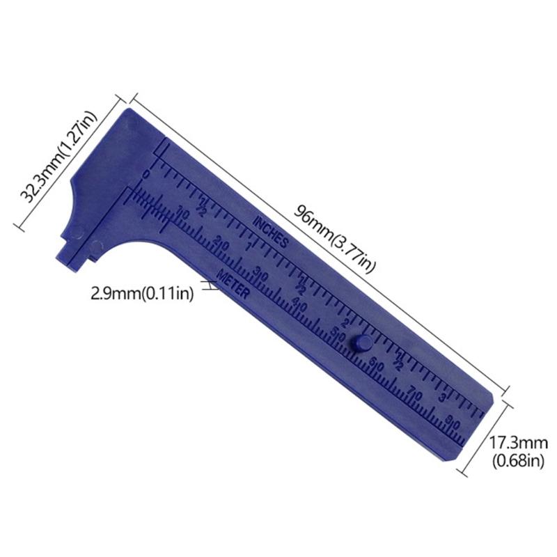 Lightweight Sliding Pocket Vernier Caliper with Double Scale Suitable for Jewelry Accurate Measurements Professional Use