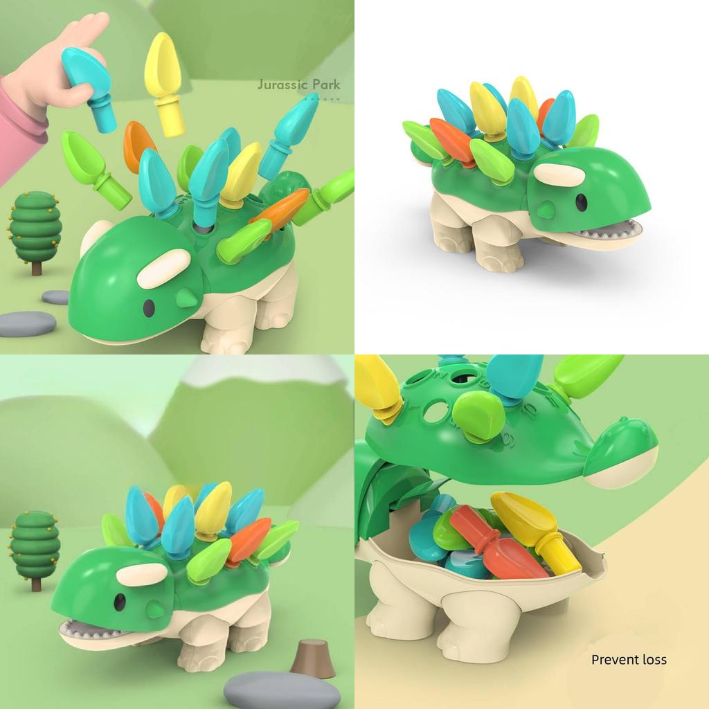 Dino Coordination Puzzle Toy For Toddlers Ages 1-3