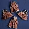 Brown Color 15cm Doll Skirt Overalls Handmade Clothing Plush Toys Dolls Clothes  Doll Accessories