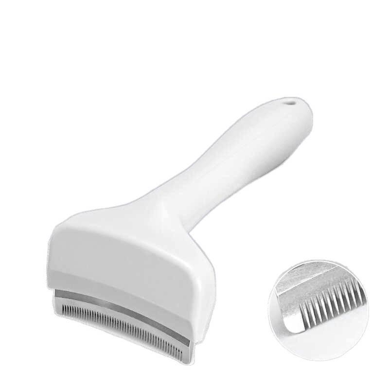 Dual-Use Cat Hair Thinning Comb for Shedding and Cleaning