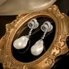 Jewelry Stud Earrings Geometric Imitation Pearl Baroque Jewelry High Sense Light Luxury Women