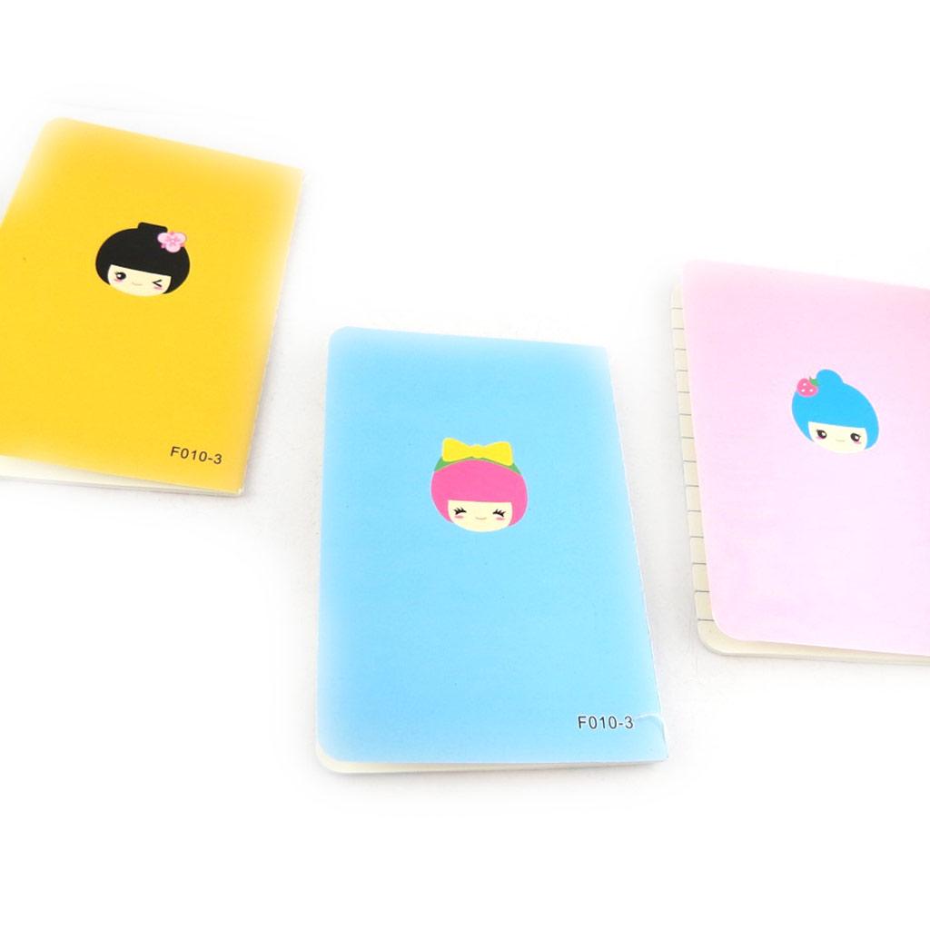 Les Trésors De Lily [K7865] - 3 petits carnets de notes 'Geisha' tutti frutti