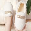 Autumn and Winter New Mao Mao Shoes Cotton Slippers Female Student Doudou Shoes Women's Shoes Warm Flat Shoes