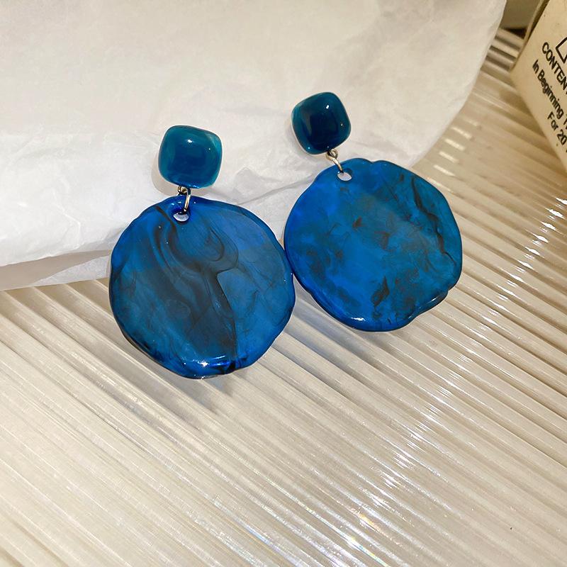 Super fairy pink flower love fringed earrings versatile temperament earrings light luxury earrings women