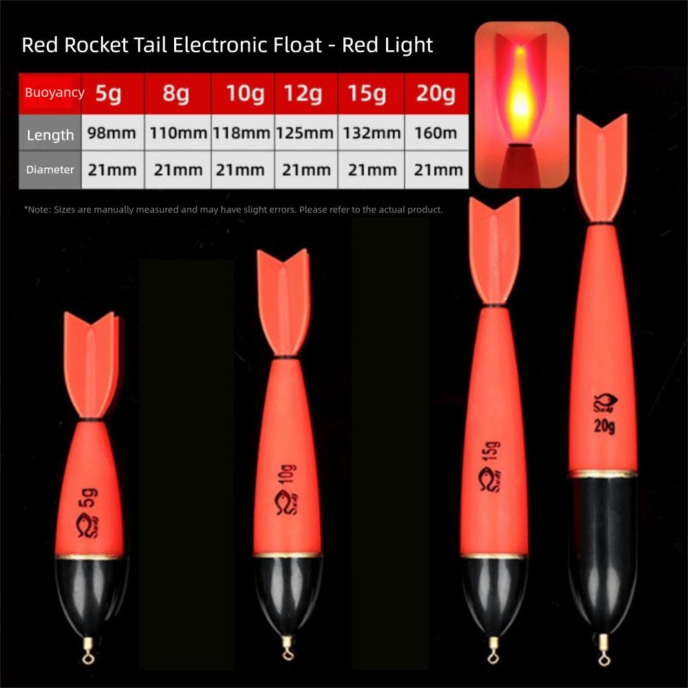 ABS Luminous Electronic Fish Float Big Buoyancy Fishing Vertical Float  Shallow Water