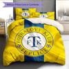 Teplice team logo Pattern Bedding Home Decoration Birthday Gift (1 * duvet cover + 2 * pillowcase, without core)