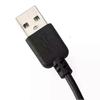 USB Cable 55mm / 21mm 5V DC Barrel Power Cable (Black 75cm),zxl