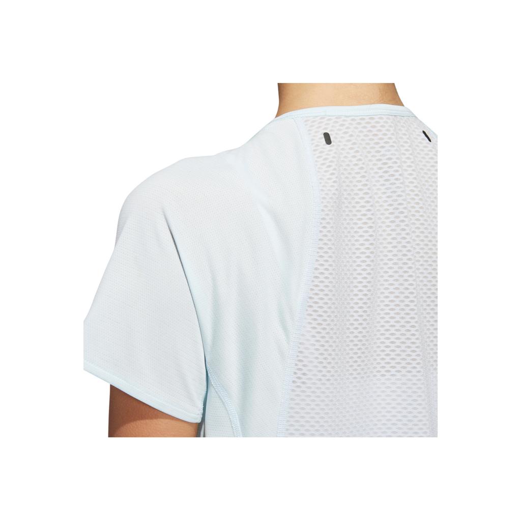 Adidas Heat.Rdy Running Short Sleeve Tee Women Tops White FK0736