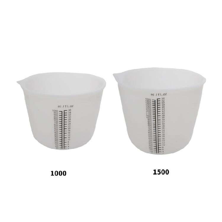 Multipurpose Clear Scales Silicone Measuring Cup Accurate Ingredient Portioning Tool Efficient Kitchen Cooking Supplies