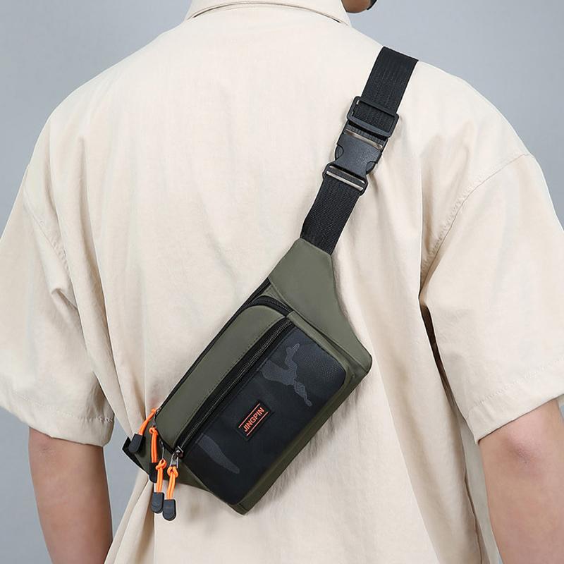 Men Waist Bag Multi-Functional Sports Waist Bags Fitness Anti-Theft Mobile Phone Waist Pack Chest Bag Close Fitting Waist Bags