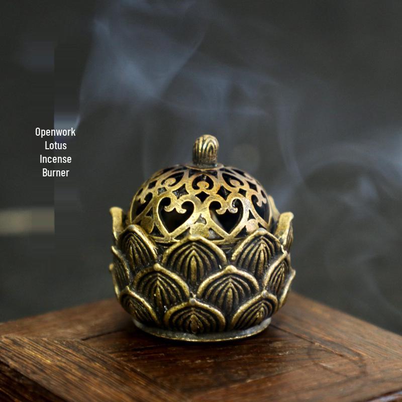 Rising Mini Lotus Incense Holder & Aromatherapy Burner for Buddha Rituals