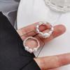 Camellia Faux Pearl Elastic Ring - Sweet, Versatile Handmade Beaded Flower Accessory