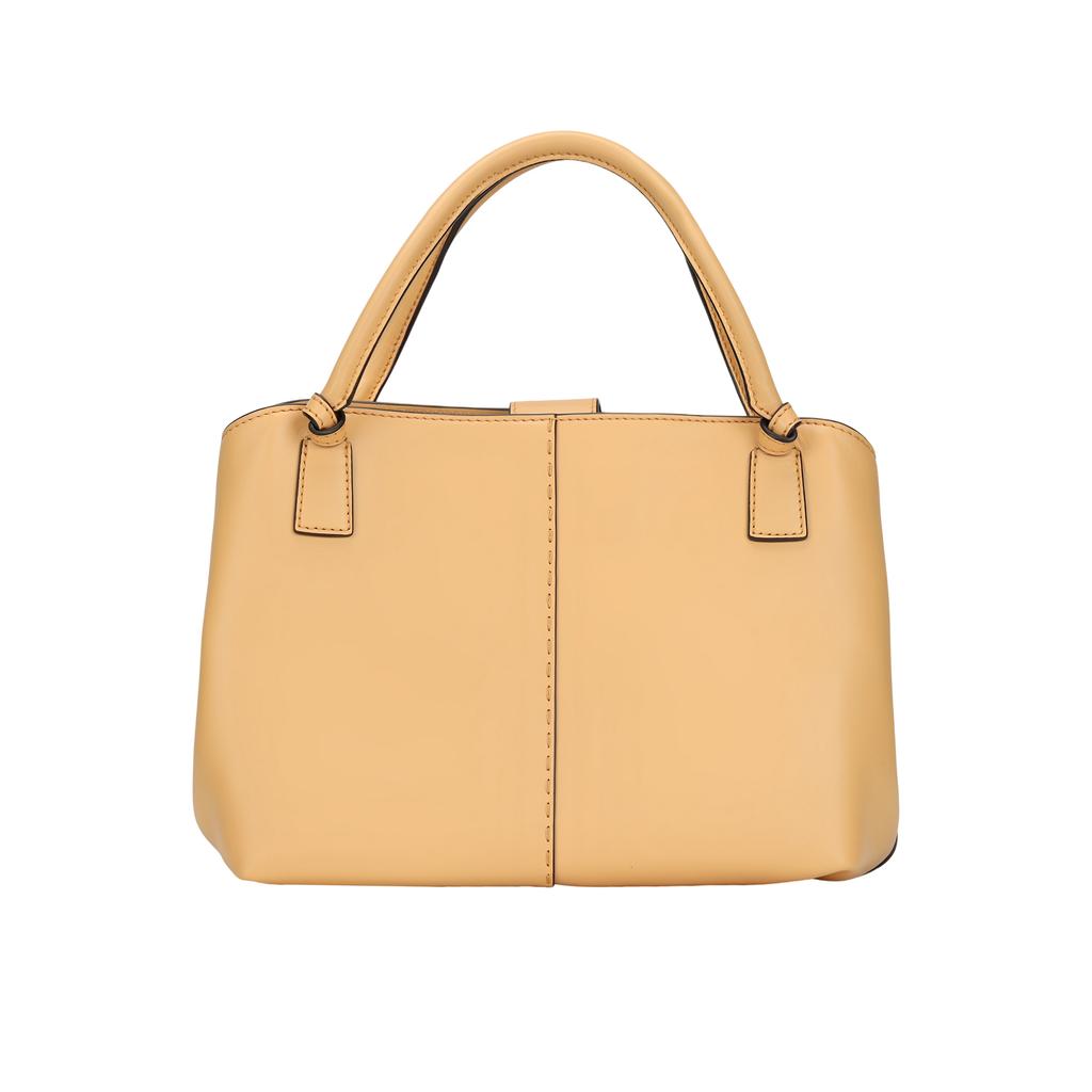 Tory Burch Mcgraw Logo Leather Shoulder Crossbody Handbag Women Handbags Jackfruit-Yellow 82115-264