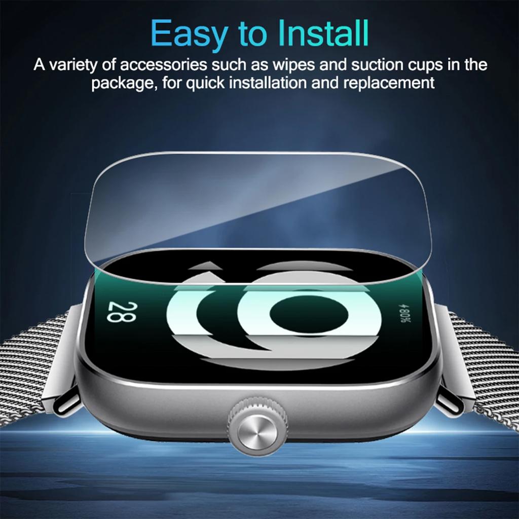 Screen Protector Tempered Glass for Xiaomi Redmi Watch 5 Active Smart Watch Anti-Scratch for Mi Redmi Watch 5 4 Prottiecve Film