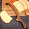 Wooden Bread Knife Slicer Premium Stainless Steel Serrated Saw Bread Cutter for Homemade Bread Bagels Baguettes Serrated Knife