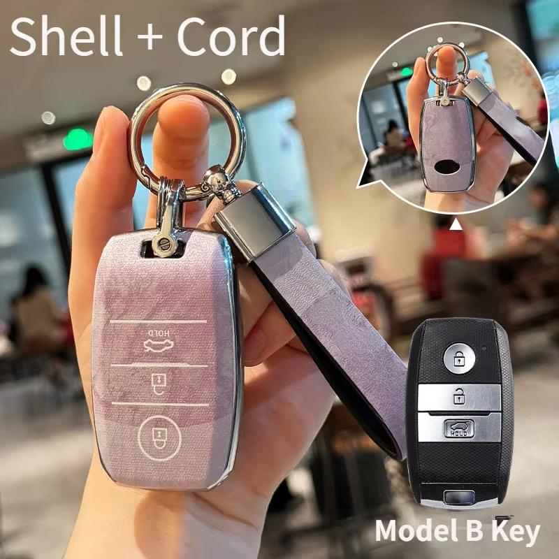 Suitable for Kia TPU key cover marble pattern K3 Sportage R K5/K2Seltos KX3 car key full package protection shell