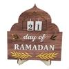 Ramadan-Dekoration, Holzfigur, Kunsthandwerk, Kalender, Statue, Tischdekoration für den Flur